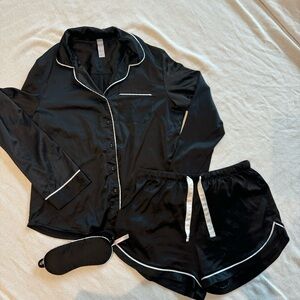 3 Piece Satan Pajama Set